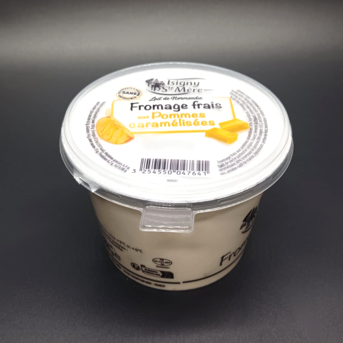 Fromage frais d'Isigny Pommes Caramel 40%mg 500g