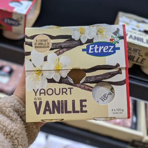 Yaourts Vanille - lait entier 4x125g